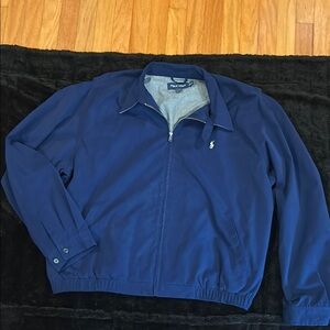 POLO RALPH LAUREN MENS JACKET SIZE XXL NAVY BLUE